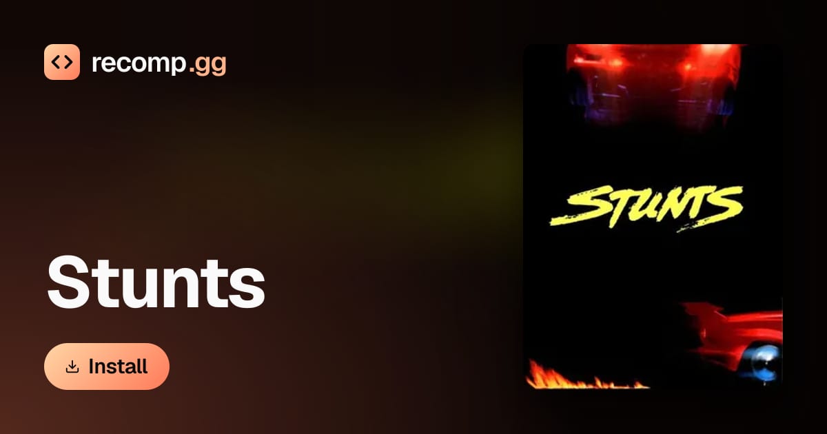 Stunts: PC port, recompilation, decompilation · recomp.gg