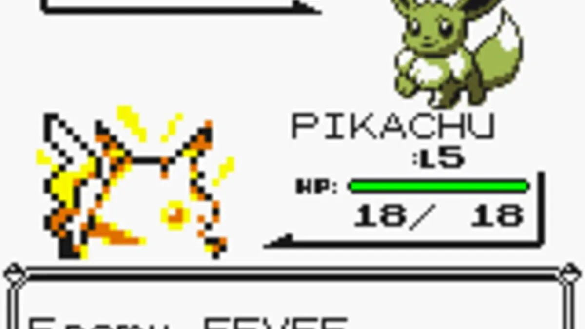 Pokémon Yellow, screenshot 2 of 3